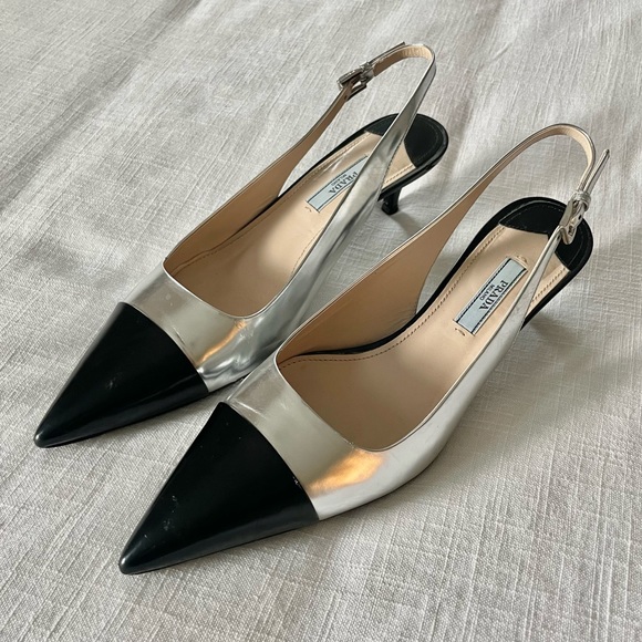 COPY - Prada Slingback Heels - Picture 2 of 11